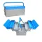 Tool Box 56 Cm - 5 Layer Tool Storage Box, Enlarged Style- Blue X Grey,