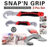 Wrench,Adjustable Spanner, Universal Wrench,Quick Multi-function,New Snap'N Grip 9-32mm 2 Packs