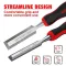 4 PCS Wood Carving Chisel Set For Carving Wood Carpentry Professional Woodworking Chisel Steel Striking Cap Woodcut Mortise Sculpted Tool