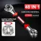 48 In 1 Multipurpose Bolt Wrench 360 Degree Rotation Multifunctional Spanner Universal Wrench For Furniture Car Repair Hand Tools