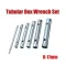 6pcs 8-17mm Tube Spanner Set Metric Tubular Box Wrench Tube Bar Spark-Plug Spanner Steel Double Ended Automotive Plumb Repair
