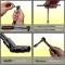 22 Pcs 3/8” Dr. Socket Wrench Set, Professional CRV SAE & Metric Sockets, Quick-Release Ratchet, Universal Joint, Extension Bars, Premium Carry Tool C