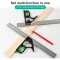 WISEUP Combination Angle Ruler 30cm Stainless