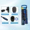 12 Piece 1/2-Inch Square Drive Metric Socket And Ratchet Set - DIY Home Workshop Professional & Car Kit