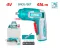 TOTAL Tools 4V Cordless Screwdriver + 8 Bits – Without Charger