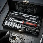 Socket Wrench Set Professional Tools 33 Pcs ¼"