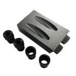 Rolson Aluminium Pocket Hole Jig With Twin 6, 8, 10mm Drill Bit Guides