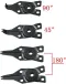 Four Head Circlip Pliers Set 26x25x11cm
