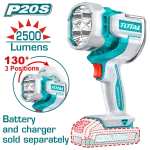 TOTAL Cordless Work Lamp 20V