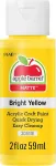 Plaid Apple Barrel Bright Yellow