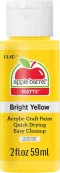 Plaid Apple Barrel Bright Yellow