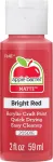 Plaid Apple Barrel Bright Red