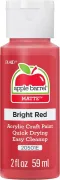 Plaid Apple Barrel Bright Red