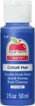 Plaid Apple Barrel Cobalt Hue
