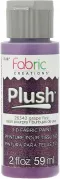 Plaid Fabric Creations Grape Fizz Plush 3-D