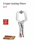 WISEUP Sheet Metal Locking Pliers 11"