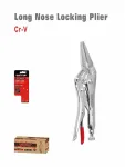 WISEUP Long Nose Locking Pliers 9"