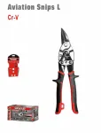 WISEUP Left Cut Aviation Snips, 10 Inch
