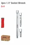 WISEUP Socket Wrench Set – 3 Pieces 1/2"