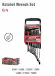 WISEUP System Combination Wrench Set 7 Pcs – CR-V