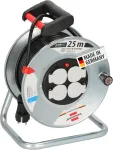 Brennendtuhl - 25 MT -4 EYES (Brennenstuhl Garant S 4 E Cable Reel 25 MT Made Of Sheet Steel For Ind...