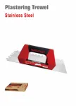 WISEUP Notched Trowel 300 × 130 × 0.7 Mm
