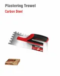 WISEUP Notched Plastering Trowel 280 × 120 × 0.8 Mm