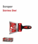 WISEUP Stainless Steel Scraper 22 Cm