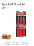 WISEUP 6pcs Cold Chisel Set