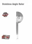 WISEUP Stainless Steel Protractor Square – 90 × 150 Mm