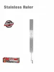 WISEUP Stainless Steel Ruler – 50 Cm