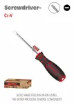 WISEUP Slotted Screwdriver – 8" × 6 Mm