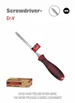 WISEUP Striking Slotted Screwdriver – 6" × 150 Mm