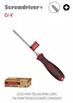 WISEUP Striking Phillips Screwdriver – PH2*150MM+
