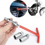 Spark Plug Socket Wrench Set, Spark Plug Removal Tool, Spark Plug Spanner, T Bar Socket Wrench- 16mm...