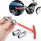 Spark Plug Socket Wrench Set, Spark Plug Removal Tool, Spark Plug Spanner, T Bar Socket Wrench- 16mm 21mm- Red