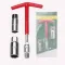 Spark Plug Socket Wrench Set, Spark Plug Removal Tool, Spark Plug Spanner, T Bar Socket Wrench- 16mm 21mm- Red