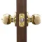 Secure Keyed Door Knob – Brass Finish 400C 3 COPA ENTRY