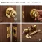 Secure Keyed Door Knob – Brass Finish 400C 3 COPA ENTRY