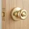 400T 3 Tylo Keyed Entry Knob - Polished Brass Gold
