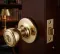 400T 3 Tylo Keyed Entry Knob - Polished Brass Gold