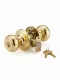 400P 3 CP CODE Polo Entry Knob - Gold