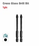 WISEUP Cross Glass Drill Bit 10 Mm