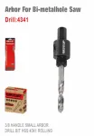 Arbor For Bi-Metal Hole Saw Drill 4341 WISEUP Saw 3/8" (14×30 Mm)