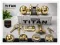 740CA 3 SMT RCAL RCS Brass Circa Entry Knob With Emergency Key - Polished Brass Gold