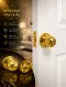 Circa 730CA Privacy Door Knob - Polished Brass  - Gold