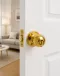 Circa 730CA Privacy Door Knob - Polished Brass  - Gold