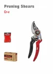 WISEUP Garden Shears 8.5"