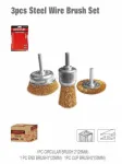 WISEUP Drill Brush Set 3 Pcs