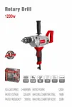 WISEUP Drill 16 Mm 1200 W Half Metal